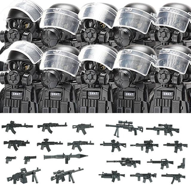 Yiran toy Stadtpolizei China Sturmsoldat SWAT Figuren, Bausteine - Bild 1