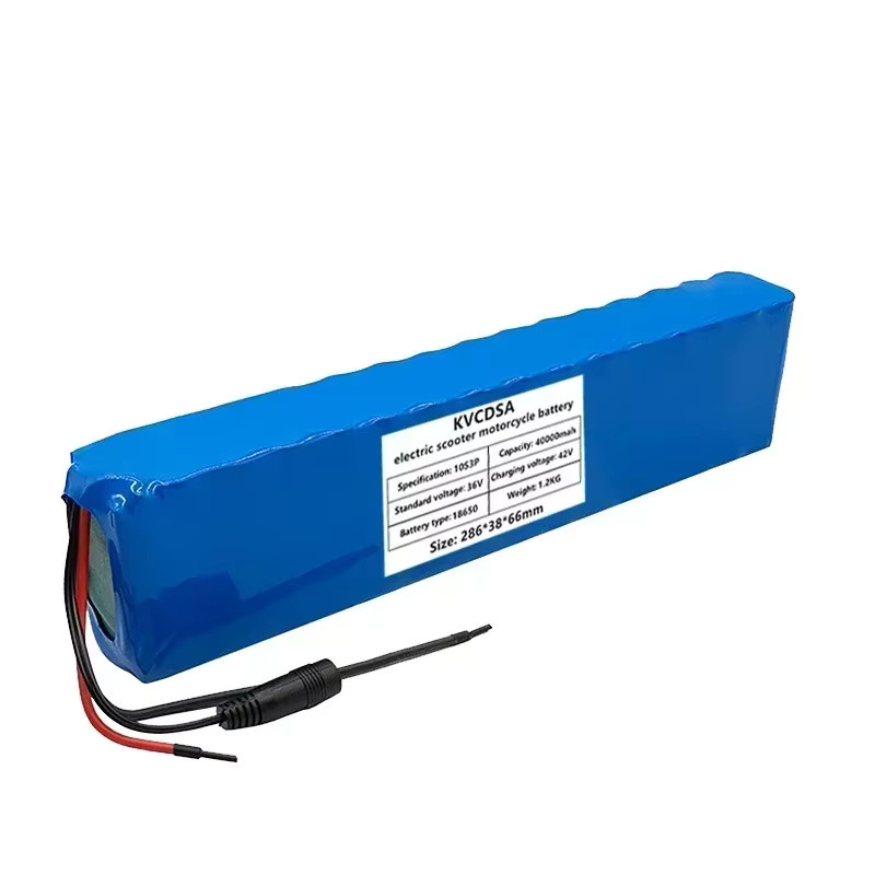 Lerp Wiederaufladbarer Lithium-Akku 36V 40000mAh 600W 10S3P mit BMS in Blau - Bild 3