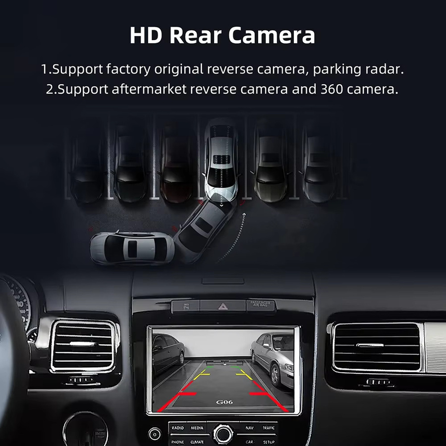 ANYFAR Drahtloses CarPlay und Android Auto Automodul für Volkswagen Touareg 2011–2017 mit 8-Zoll-Unterstützung und Airplay in Schwarz - Bild 3
