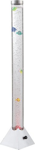 GLOBO LIGHTING LED-Stehleuchte MENDOZA in Silber metallic aus Kunststoff, Höhe: 120 cm - Bild 1