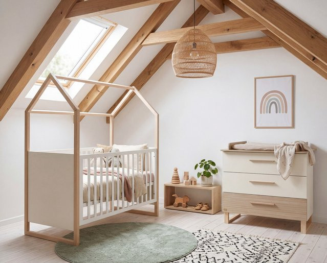 Roba Kinderzimmerset Noah aus Massivholz in Weiß - Bild 1