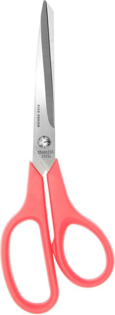 Rico Design Universalschere aus Edelstahl in Neon Pink, Länge: 22,9 cm - Bild 1