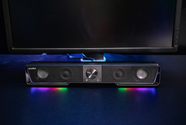 Speedlink GRAVITY RGB Stereo Soundbar mit Bluetooth in Schwarz - Bild 1