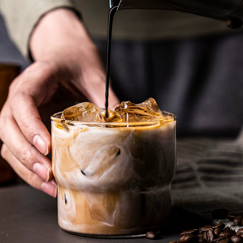 Kreative Glas-Trinktasse für Kaffee, Smoothie oder Whisky, transparent - Bild 2