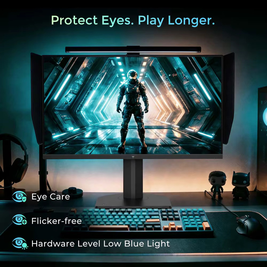 KTC H27E8 Gaming-Monitor mit 27 Zoll, QHD 2560x1440, Fast-IPS-Panel, 240 Hz (275 Hz OC), 1 ms MPRT, HDR400, FreeSync und G-Sync kompatibel, Schwarz - Bild 3