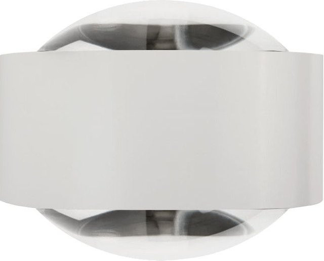 Top Light Puk Maxx Wall LED-Wandleuchte in Weiß matt mit klarer Glaslinse und warmweißem Licht (2700K) - Bild 1