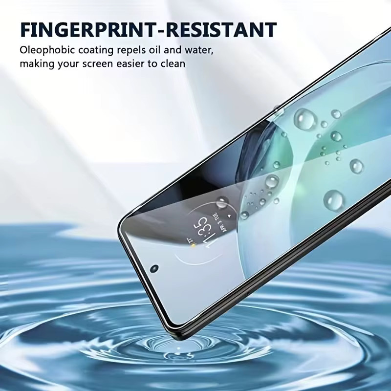 Set aus gehärtetem Glas als Displayschutz für Motorola E13 E14 E15 G04 G05 G53 G23 G34 G52 G72 G82 G86 G64 G15 Power, Farbe: Transparent - Bild 3