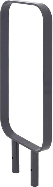TRUTZHOLM Fahrradanlehnbügel Typ O aus Flachstahl in Anthrazit, B/H: 115 x 45 cm - Bild 1