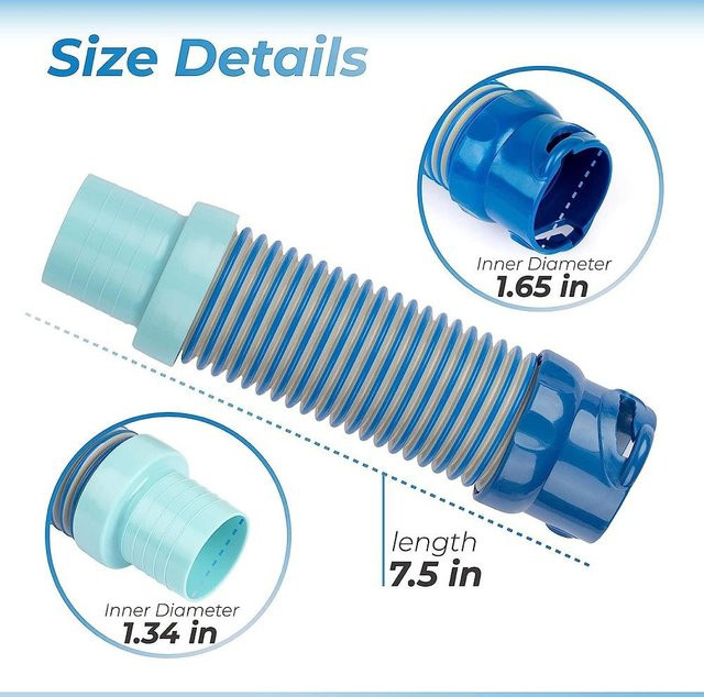 Skyfree Poolreiniger Sauganschluss Adapter für Schwimmbecken X77094 in Blau - Bild 1