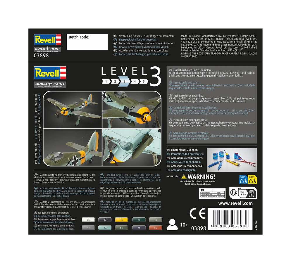 Revell Focke Wulf Fw190 F-8, Modellbau, 1:72, ab 10 Jahren - Bild 4
