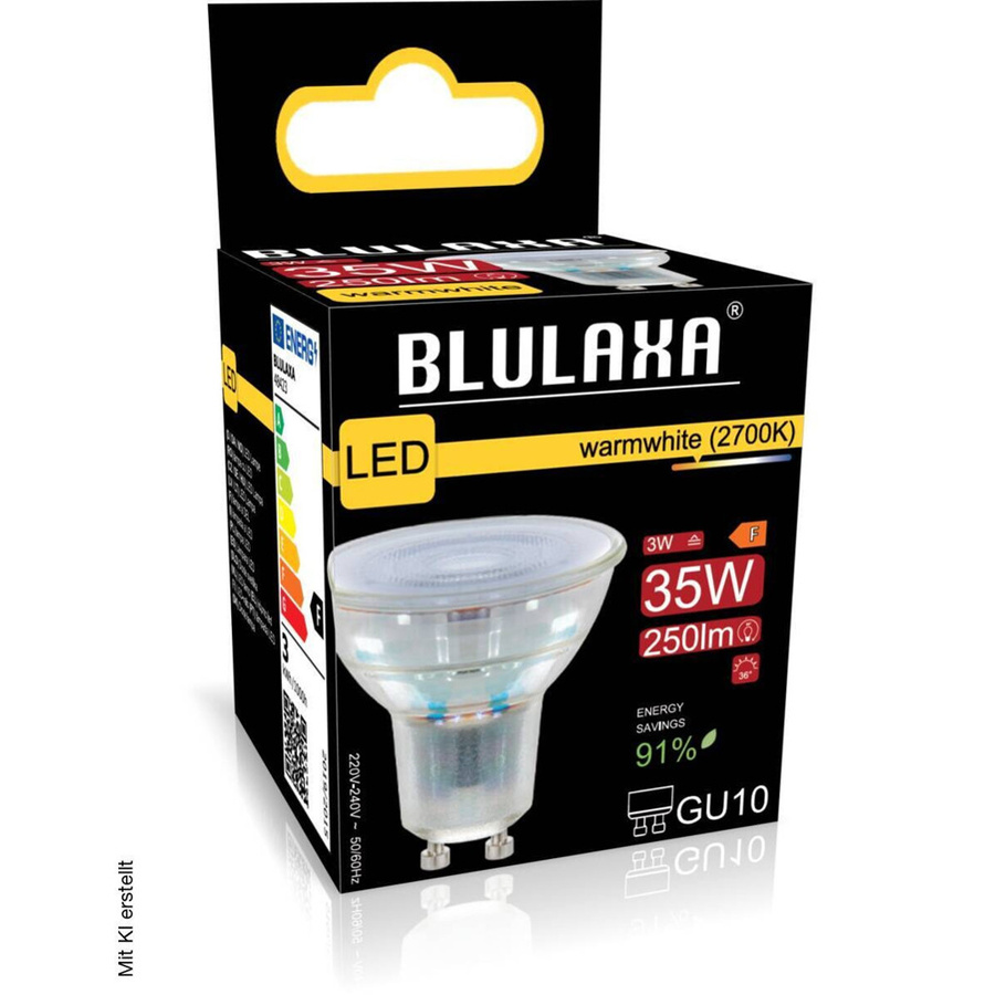 Blulaxa LED-Reflektorlampe GU10 Warmweiß - Bild 2