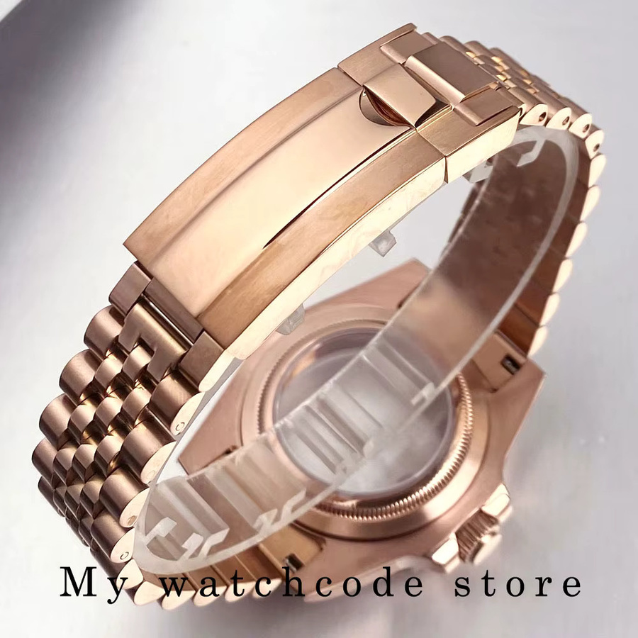 tandorio Uhrengehäuse Edelstahl, Roségold, 40 mm, Herren - Bild 3