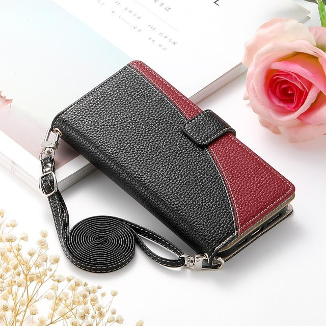 Flip-Ledertasche Brieftasche Kartenhülle für Samsung Galaxy S26 S25 S24 S23 S22 S21 S20 Plus A17 A07 A16 A56 A36 A26 in Multicolour - Bild 1