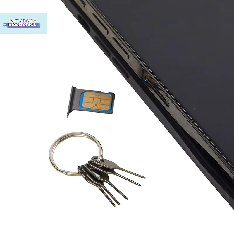 SD&HI SIM-Karten-Auswurfstift-Set, 5 Stück, Farbe: Silber - Bild 4