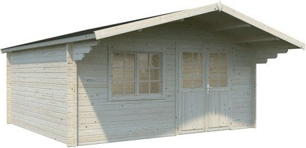 PALMAKO Blockbohlenhaus Britta aus Holz in Braun, B/H/T: 516 x 270 x 579 cm - Bild 1