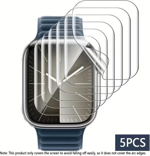 Apple Displayschutzfolie Hydrogel, transparent, Unisex - Bild 1
