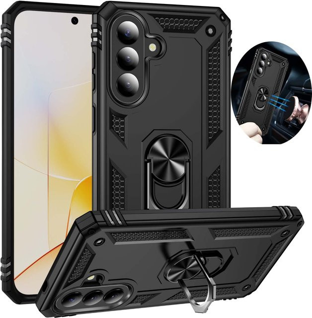 Stoßfeste Silikon Schutzhülle für Samsung Galaxy A55 A35 A25 A16 A06 in Schwarz und Blau - Bild 1