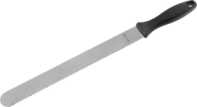 FMprofessional Bäckermesser aus Edelstahl in Silber und Schwarz, zweiseitig schneidend, Länge: 43,5 cm - Bild 1