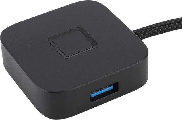 KONNWEI USB Biometrischer Fingerabdruckscanner mit 360 Grad Touch für Windows 10 und 11, Schwarz - Bild 1