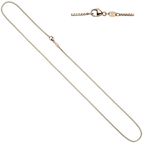 Colfem Venezianerkette 585 Rotgold, 1,2 mm, 42 cm, Unisex - Bild 1