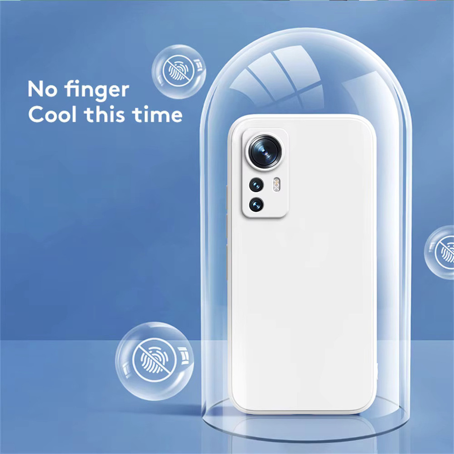 Xiaomi Soft Square Liquid Silikon Schutzhülle für Mi 12, 12S, 12T Pro, 12X Ultra und Mi 12 Lite 5G in Grün - Bild 2
