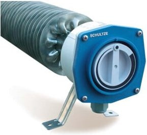 Schultze Rippenrohrheizofen Autom. eds RiRo a 3000E, 3000W, 230V, Edelstahl, Blau, Wandmontage - Bild 1