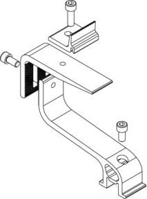 K2 Dachhaken CrossBracket 4S 2002927 aus Edelstahl und Aluminium - Bild 1