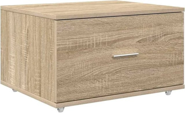 vidaXL Schubladenschrank mit Rollen in Sonoma-Eiche, modern, B/T/H: 55 x 45 x 31 cm - Bild 1