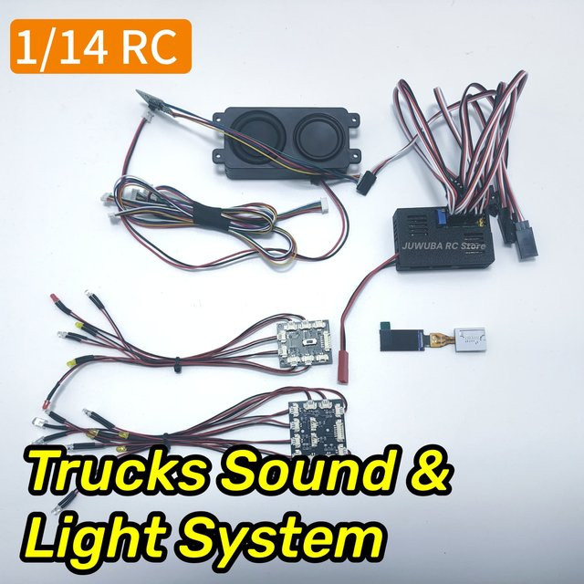 JUWUBA RC Toy Truck Sound- und Lichtsystem, 1:14, Zubehör - Bild 1