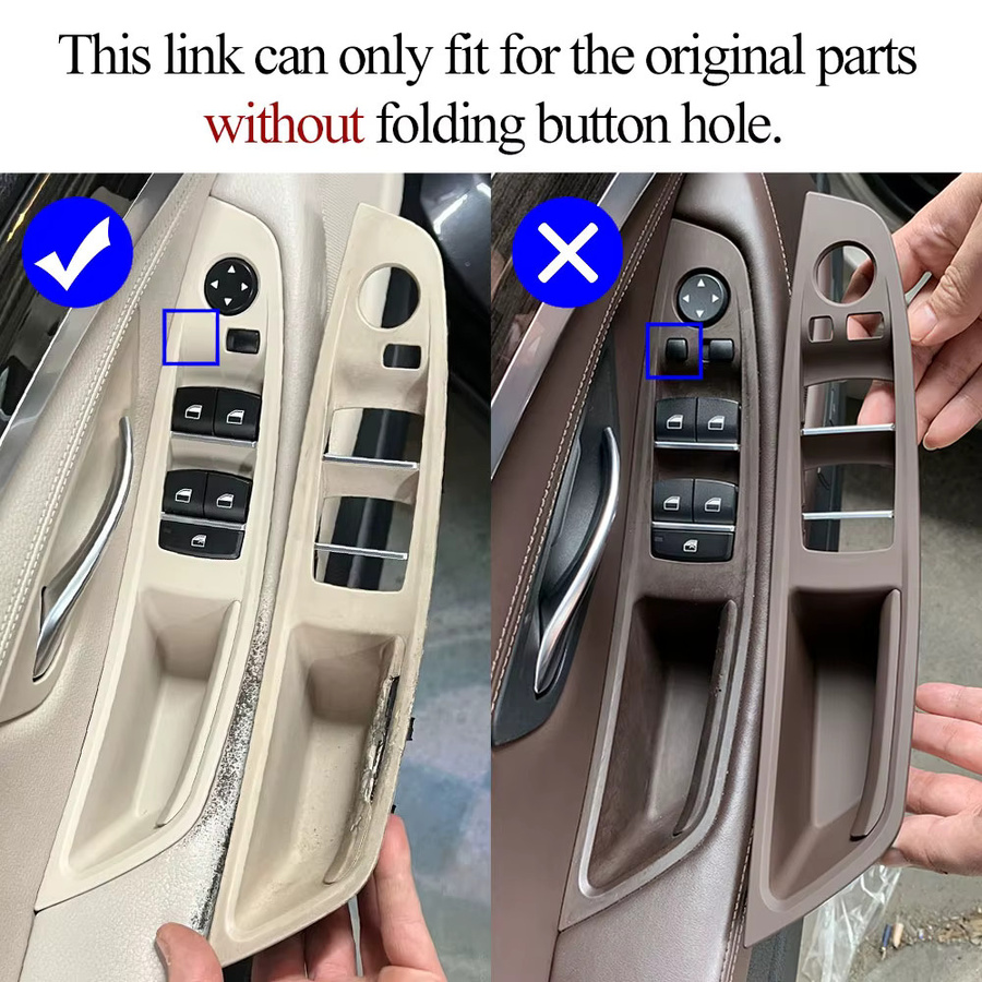 Türgriff Abdeckung und Schalter Panel für BMW 5er F10 F11 Modelle 520 523 525 528 530 - Bild 3