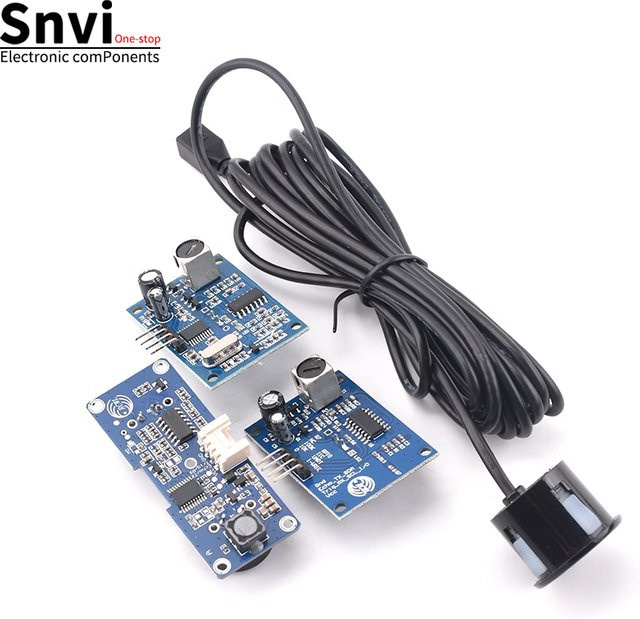 Snvi Wasserdichtes Ultraschall-Abstandssensormodul AJ-SR04M / RCWL-1655 mit integriertem Wandler und Kabel in Blau für Arduino - Bild 1