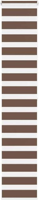 vidaXL Doppelrollo Day & Night Braun aus Polyester B: 50 cm, H: 200 cm - Bild 1
