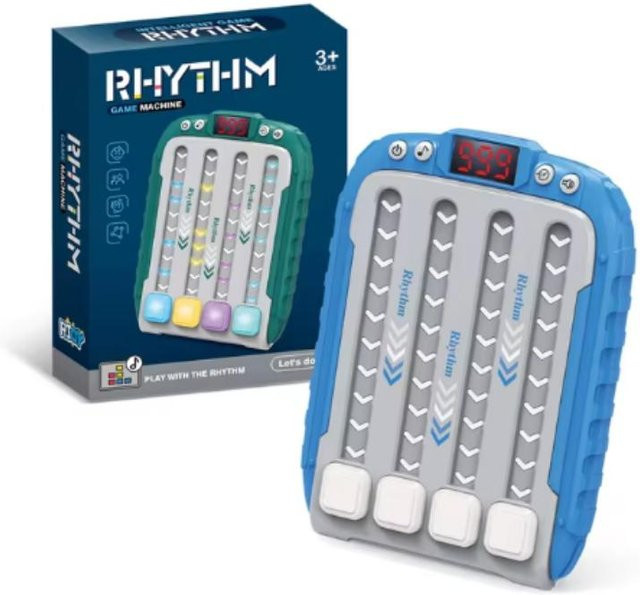 Linyi toy Musik Rhythmus Elektronisches Brettspiel, blau, ab 3 Jahre - Bild 1