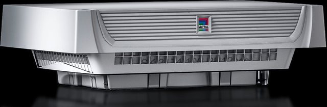 Rittal Dachlüfter SK 3140.140 mit Filtermatte, 400V, 800m3/h, B/H/T: 40,0 x 13,3 x 40,0 cm - Bild 1