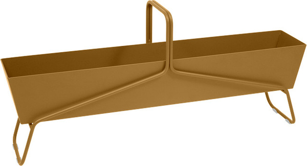 Fermob Basket Blumenkasten in Bronze aus Aluminium und Stahl