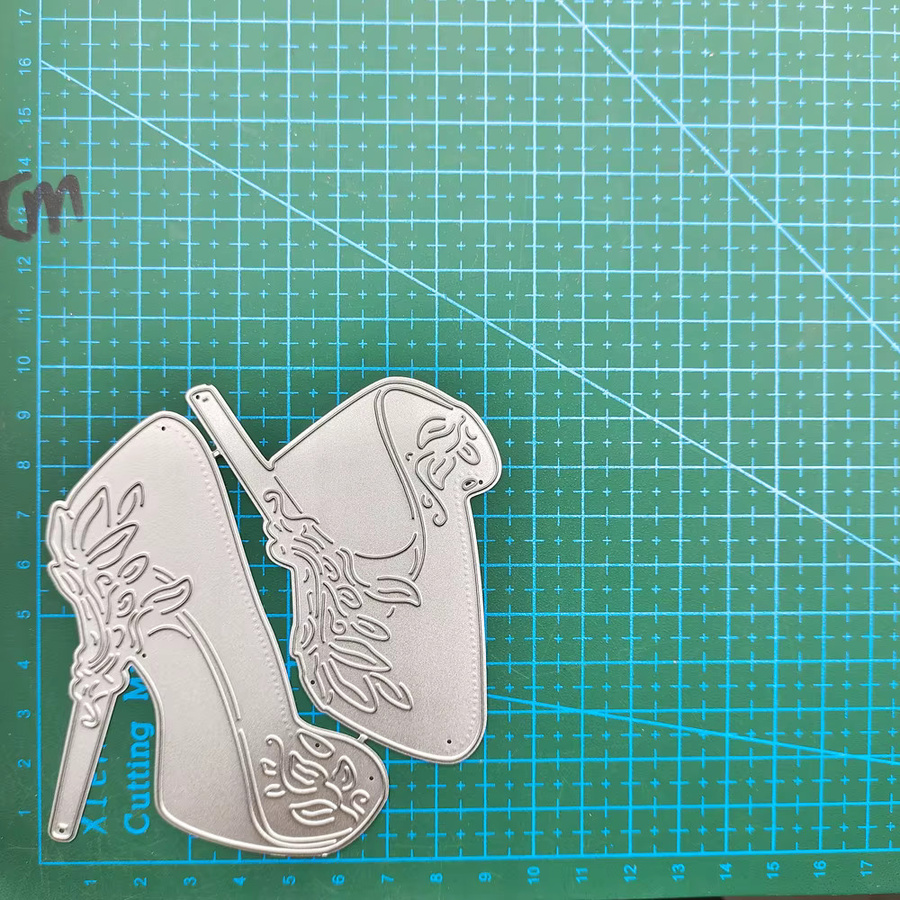 Metall Schneidwerkzeug High Heels Schablone für DIY Scrapbooking und dekorative Prägung - Bild 2