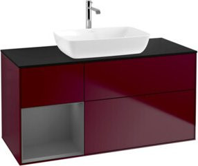 V&B Waschtischunterschrank Finion in Anthrazit lackiert, Breite: 120 cm, Tiefe: 50,1 cm, Höhe: 50,1 cm - Bild 1