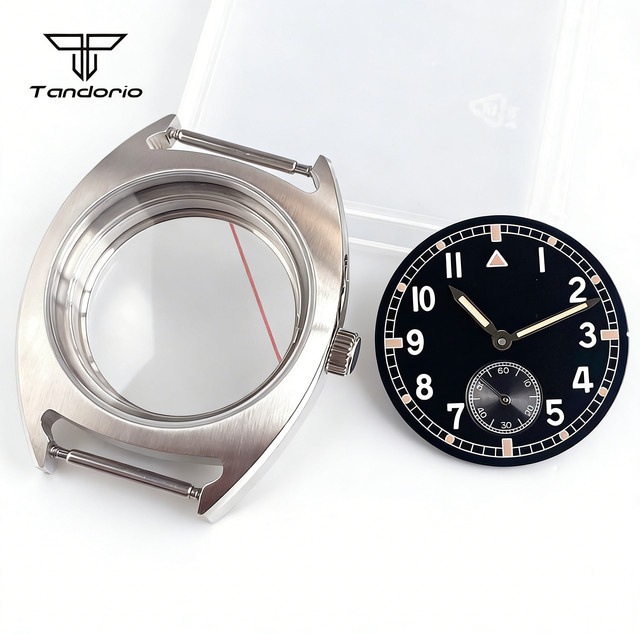 tandorio Uhrengehäuse Edelstahl, 36 mm, Silber, Unisex - Bild 1
