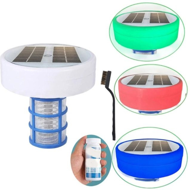Borobinsky Solar Pool Ionisator zur Kupferionisation als automatischer schwimmender Wasseraufbereiter für Salzwasser, Chlorbecken, Aufstellpools und Hallenbäder - Bild 1