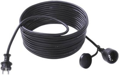 Bachmann Strom Verlängerungskabel Schwarz 10 m H07RN-F 3G 1,5mm² - Bild 1