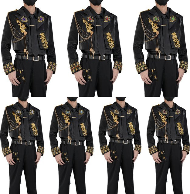 HOLOUN Twisted Wonderland Cosplay Kostüm, Schwarz, Plüsch / Textil - Bild 1