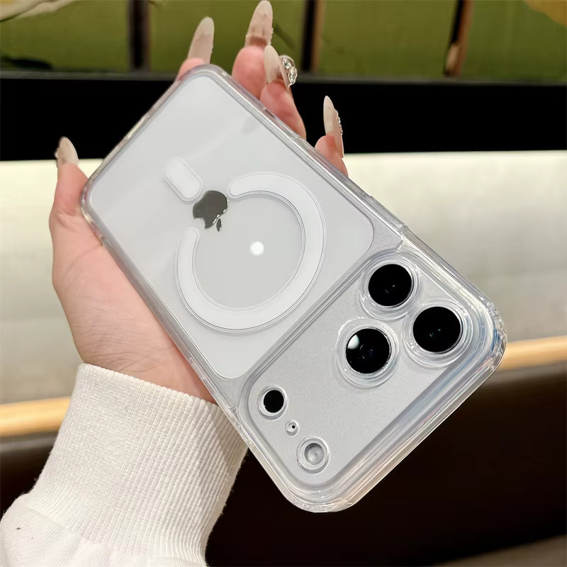 SUNWARD Transparente Acryl-Schutzhülle mit MagSafe für iPhone 11 bis iPhone 17 Pro Max, Stoßfeste Handyhülle - Bild 2