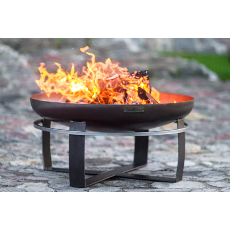 CookKing Feuerschale Viking mit umlaufendem Tragegriff, Schwarz, Durchmesser: 80 cm, Höhe: 36 cm - Bild 5