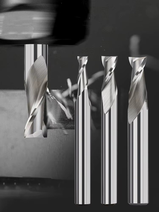 CMCP HSS Schaftfräser mit 2 Schneiden für CNC-Metallbearbeitung, Farbe: Silber, Durchmesser: 2 mm bis 12 mm - Bild 6