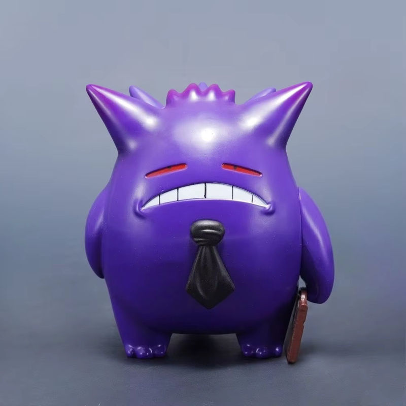 Bandai Pokemon Gengar Anime Figur aus Kunststoff in Lila, Höhe: 11,5 cm - Bild 2