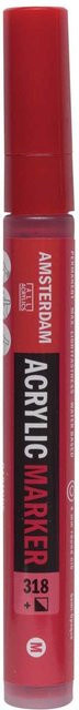 AMSTERDAM Acrylmarker Karminrot mit 3-4mm Spitze - Bild 1