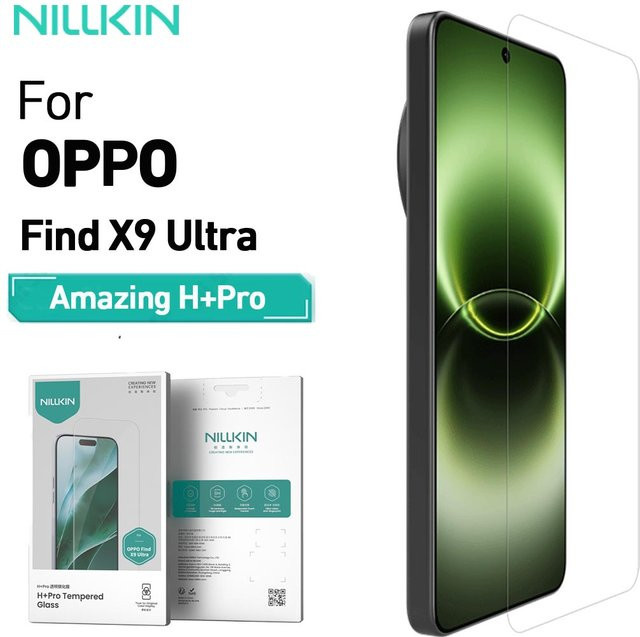 NILLKIN H+ Pro Series Panzerglas für OPPO Find X9 Ultra, transparent, 9H Anti-Explosion und HD Anti-Fingerprint-Schutz - Bild 1