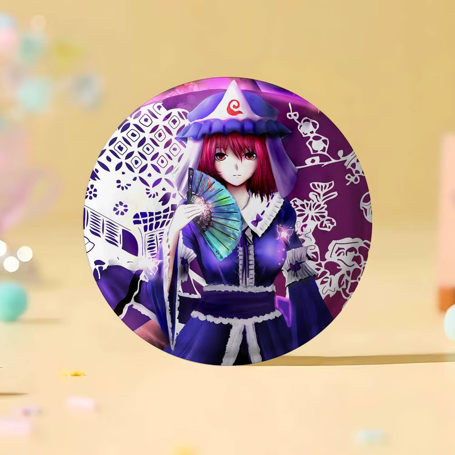 Brosche Cartoon Yuyuko Saigyouji, Bunt - Bild 6