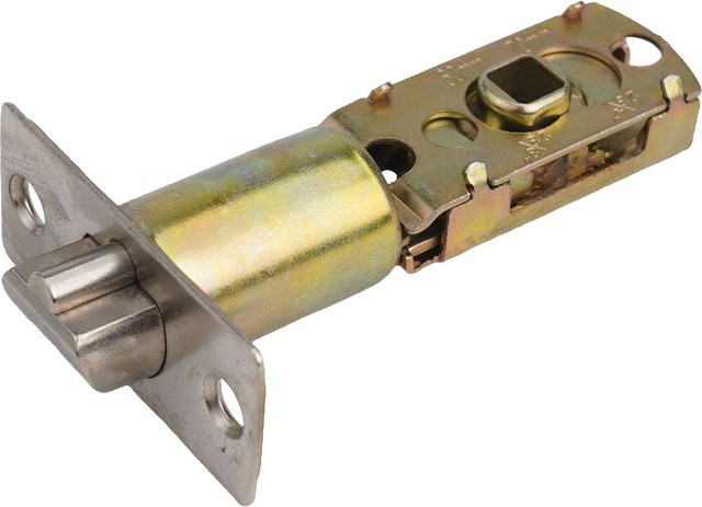 Dreipolige Kugelriegel-Türschlosszunge aus Aluminiumlegierung in Silber für Bad und Küche - Bild 1