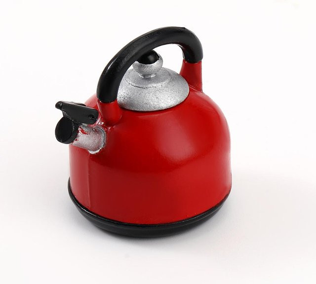 Binchi Outdoor Product Miniatur Simulations-Teekessel, Metall, Rot, ab 14 Jahren - Bild 1